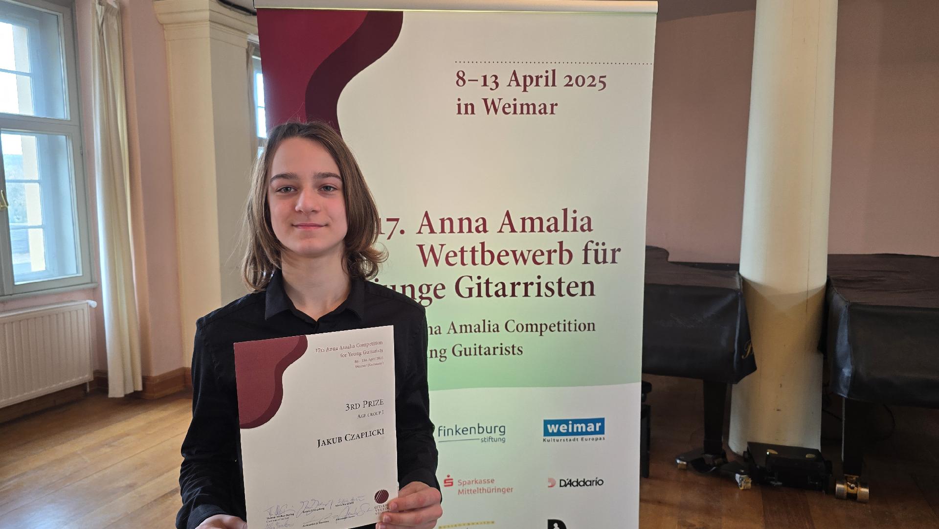 17th Anna Amalia Competition for Guitarists 13 IV 2025 Weimar (Niemcy)