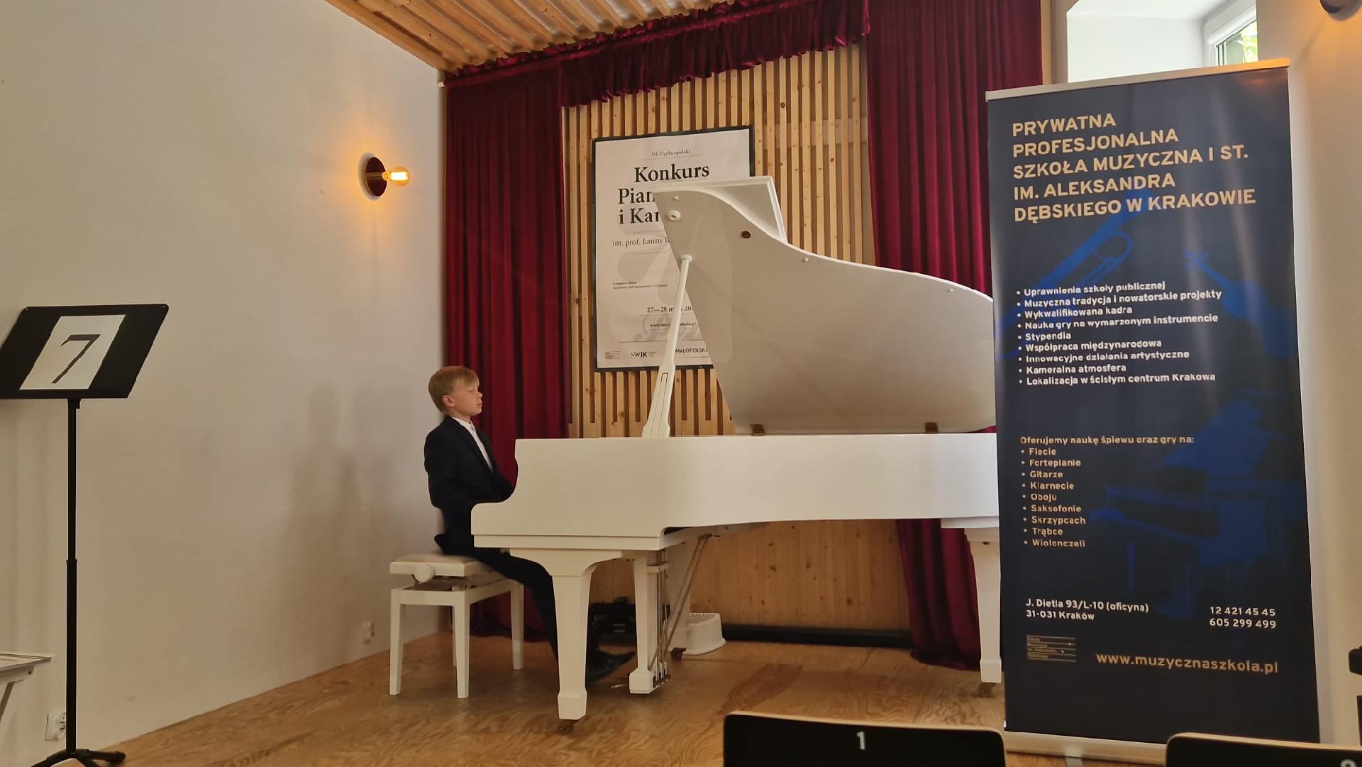 III Ogólnopolski Konkurs Pianistyczny i Kameralny im. prof. J. Romańskiej-Werner w Krakowie 27 V 2023