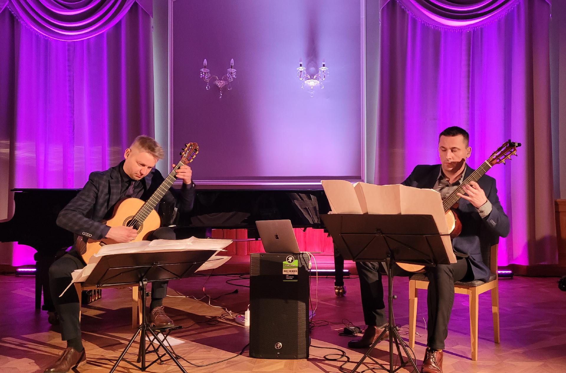Warsztaty i koncert gitarowy Pajestka Kostecki Duo 3 IV 2023